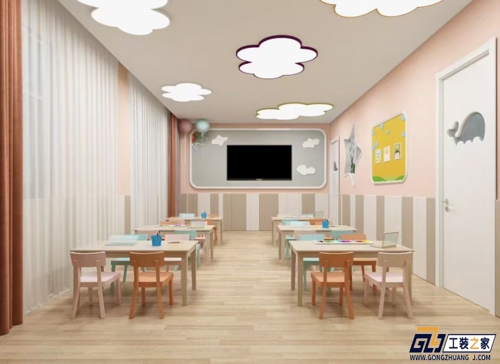 西安西安幼兒園設(shè)計效果圖案例分享裝修案例